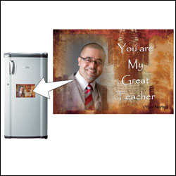 "Personalised Photo Magnet (You are my great teacher) - Click here to View more details about this Product